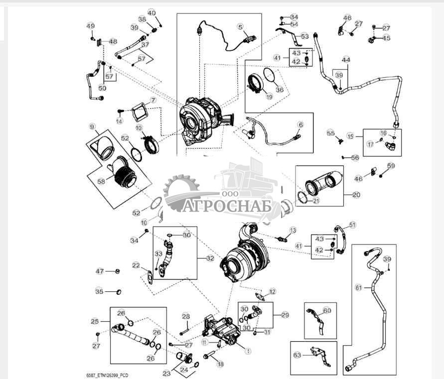 6587 Турбонагнетатель 